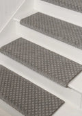 Bayside Charm Dark Grey Carpet Stair Treads (SOLD INDIVIDUALLY)