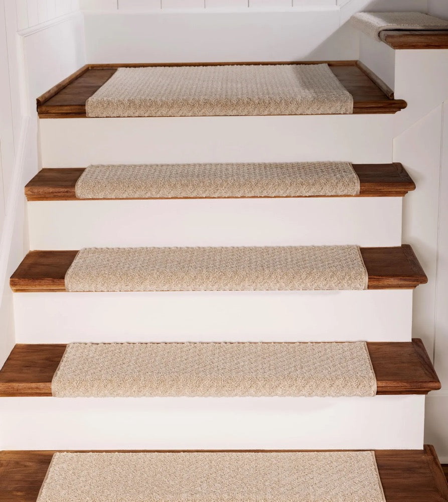 Bayside Charm Crystal Canyon Carpet Stair Treads (SOLD INDIVIDUALLY)