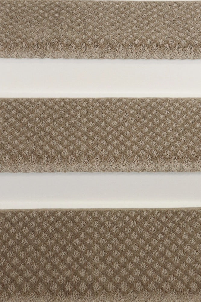 Bayside Charm Wood Grain Carpet Stair Treads (SOLD INDIVIDUALLY)